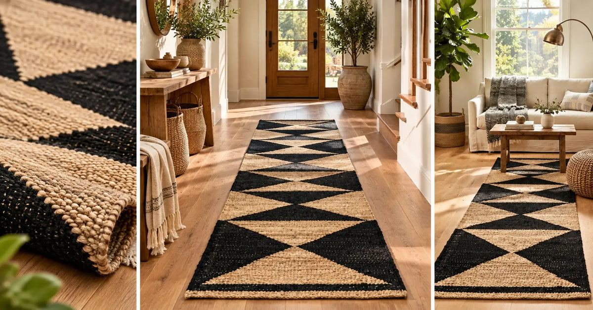 Hemp Jute Runner Rug