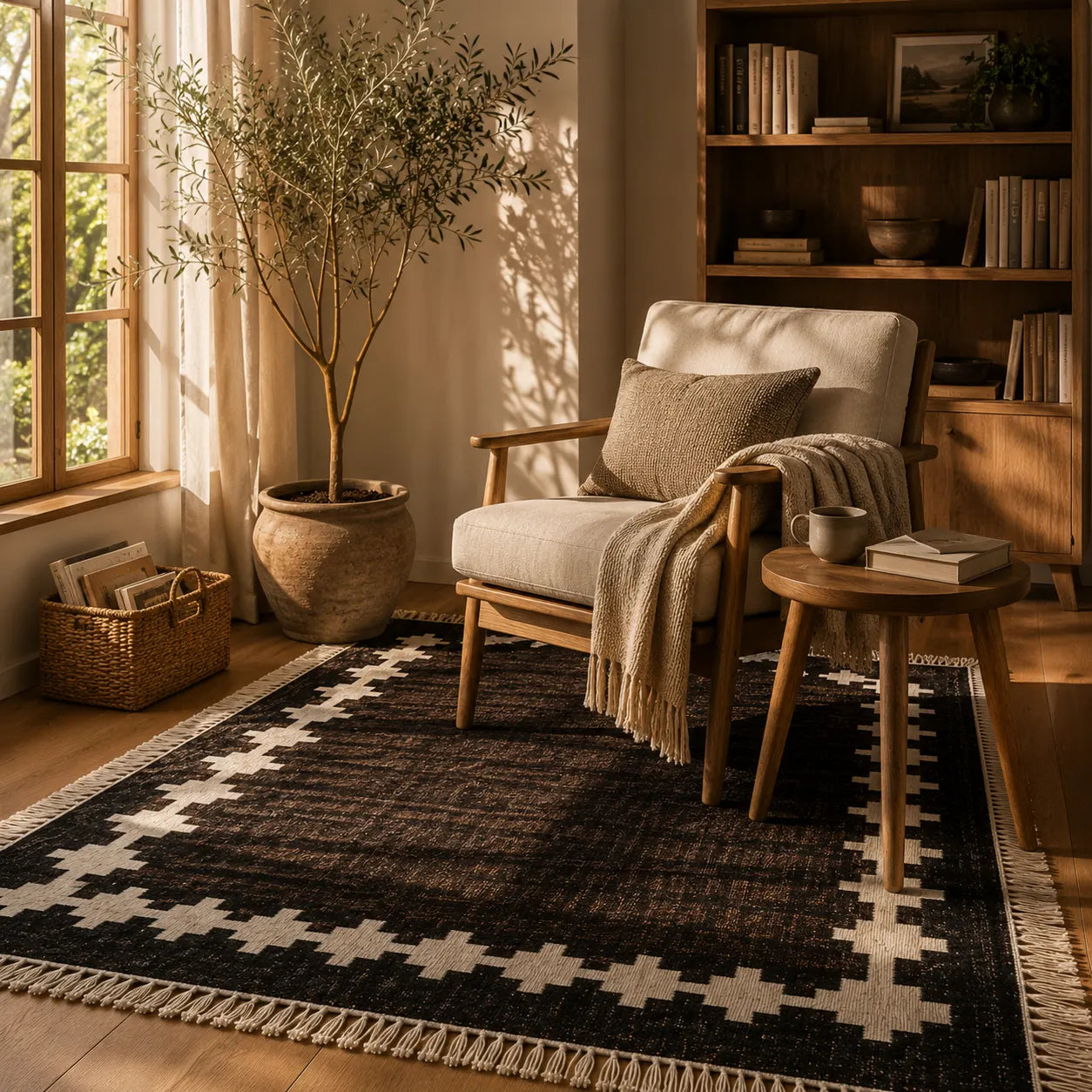 wool cotton rugs