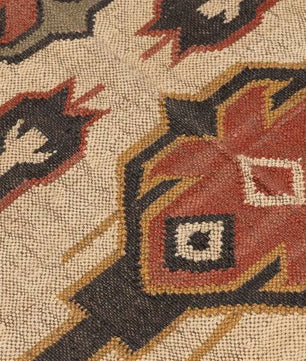Handwoven Southwestern Kilim Rug | Handmade Wool Jute Tribal Area Rug, Rustic Flatweave Geometric Dhurrie for Living Room Bedroom