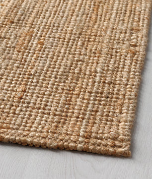 Natural Jute Area Rug – Handmade Flatweave Woven Rug for Living Room, Bedroom, Dining Room, Entryway & Farmhouse Home Decor